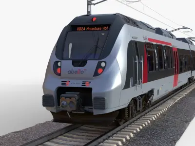 Bombardier TALENT 2 Train Abelio Low-poly 3D model