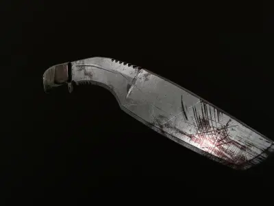 Kukri knife 3D model order