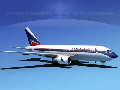 Boeing 767-200ER Delta 1 3D model