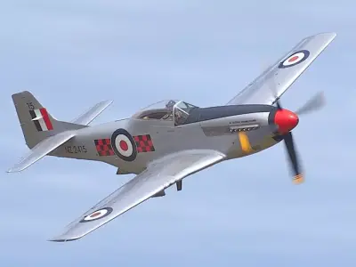 North American P-51 Mustang 3D model buy