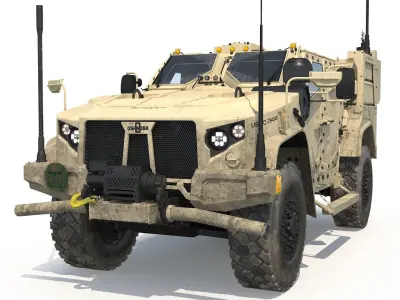 Jltv Oshkosh Low-poly 3D model