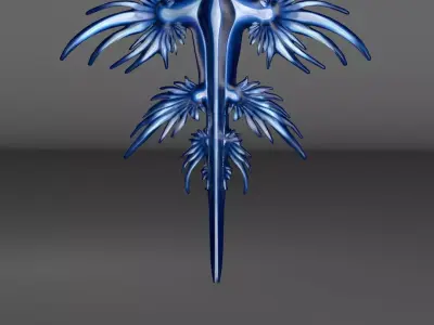 Blue Dragon Glaucus atlanticus 3D model