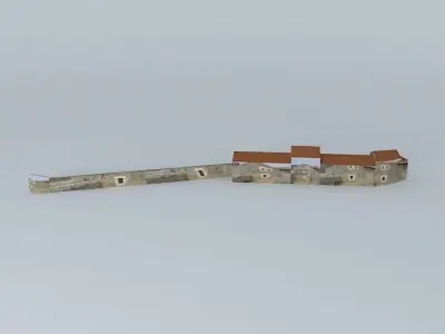 Castle buildings Free 3D model