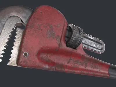 Wrench Low-poly 3D model get