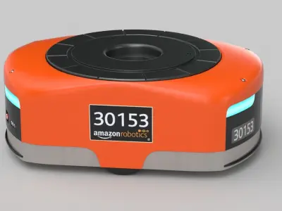 Amazon Kiva Robot 3D model