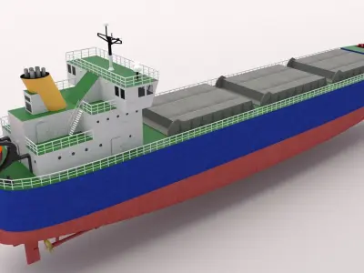 Cargo Ship 3D model