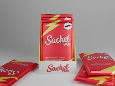 Sachet Pack 3D model