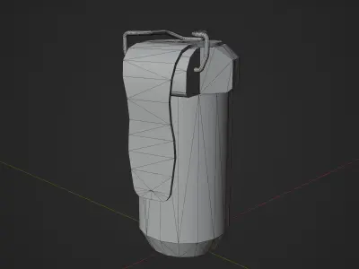 Granade Game Ready Free low-poly 3D model