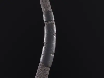 Medieval Axe Low-poly 3D model get