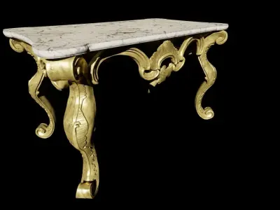Victorian console table 3D model