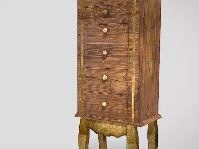 3D  Jewelry Armoire Free 3D print model