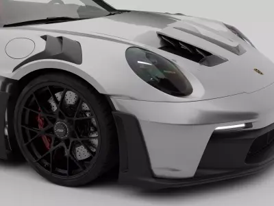 Porsche 911 GT3 RS 3D Model 3D model purchase