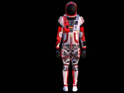 Astronaut Spacesuit Germany 3D model