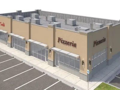 Retail-181 Retail Store 3D model