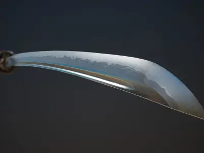 Katana - Real-Time Asset Low-poly 3D model