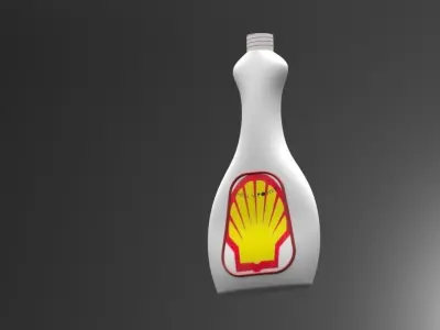 Shell bottle  Free 3D model