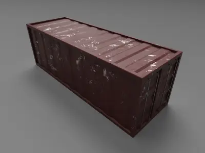 Shipping container 3D model buy