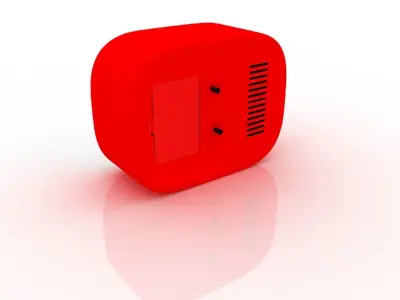 Table clock 3D model