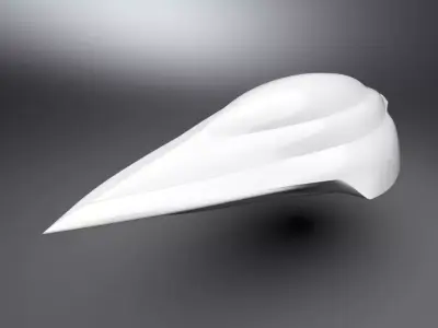 Trimaxion Drone Ship Scale Model 3D print model