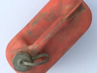 Jerrycan Middle Polly 3D model