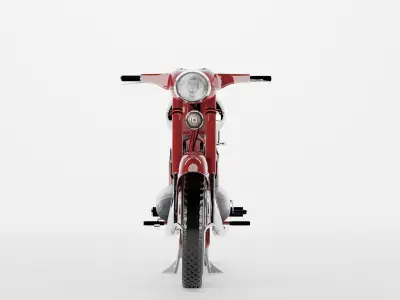 Motorcycle Jawa 360 3D model