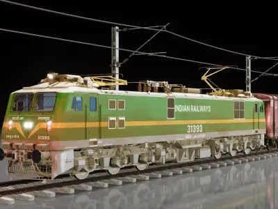 Indian Railways Ultimate Freight Pack Low-poly 3D model