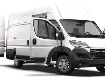RAM Promaster e Van L4H3 HQ Interior 2025 3D model