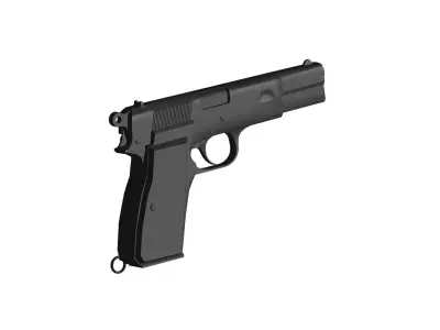Browning Hi-Power 3D model