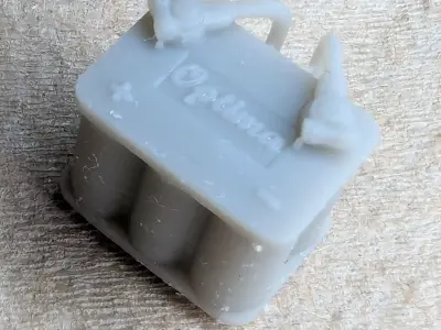 1-25th scale batteries Free 3D print model