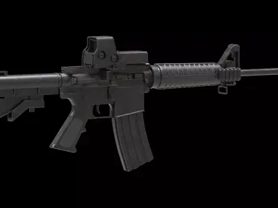 Colt Canada C8A1 Low-poly 3D model
