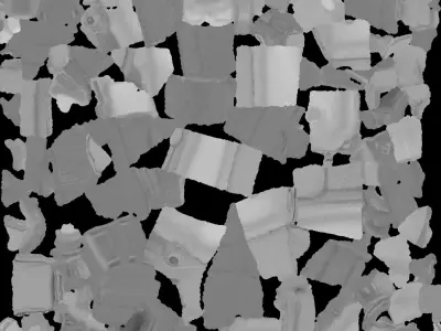 Brown Pistol 3D model