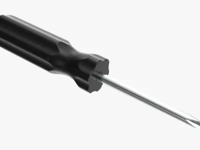 Cross head screwdriver 02 3D model