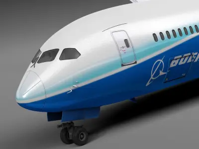 Boeing 787 Dreamliner 3D model purchase