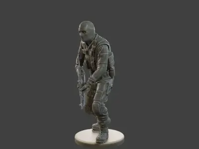 CzechSlovak Police Tactical Unit CPTU2 005 3D print model
