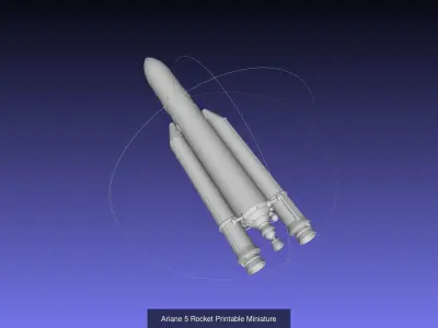 European Rocket Collection 3D Model Pack