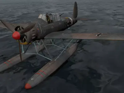 Arado Ar-196A-3 3D model