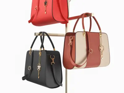 Purse Display Stand 3D model