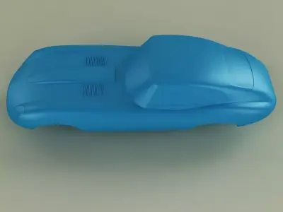 Jaguar E-type Silhouette Body  3d print 3D print model