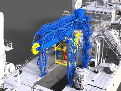 Handling Tower for Seabex One 3D print model
