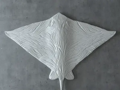 Sculpture Batoidea By ODESD2 3D model