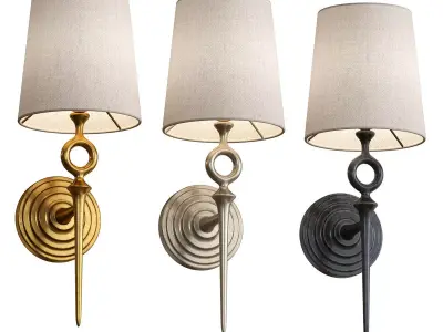 Bristol Single Sconce Visual Comfort 3D model