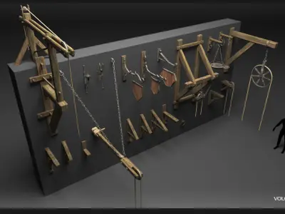 Medieval Collection  3D part 2 3D model