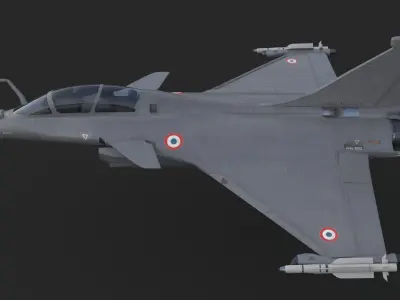 Aircraft Rafaele B Fly  Low-poly 3D model