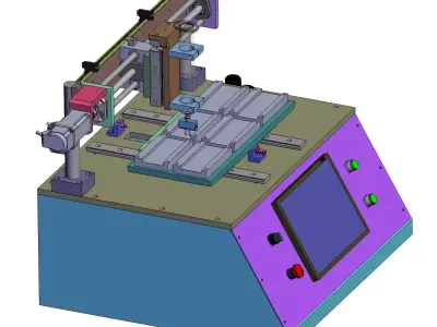 Solder Paste Printing Machine 3D model