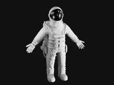 Astronaut 3D model 2