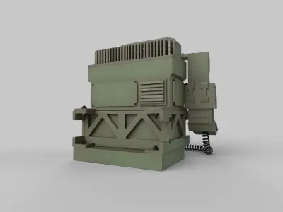 Military Radio 3D model order