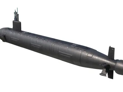 US Navy Virginia-class submarine SSN-774 3D model