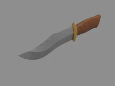 Knife Free 3D model 4