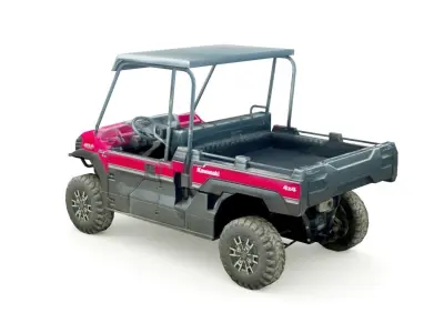 2022 Kawasaki Mule PRO-FX Low-poly 3D model