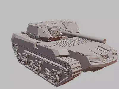 Ripsaw M5 RCV Combat Vehicle 3D Printable 3D print model